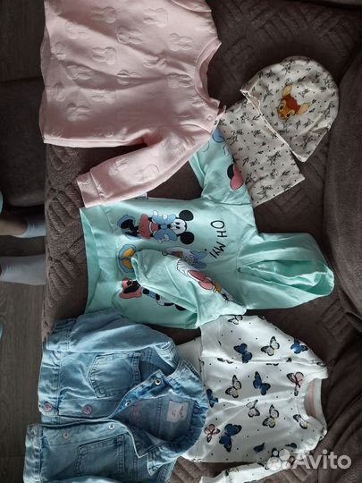 Вещи пакетом для девочки 74 80