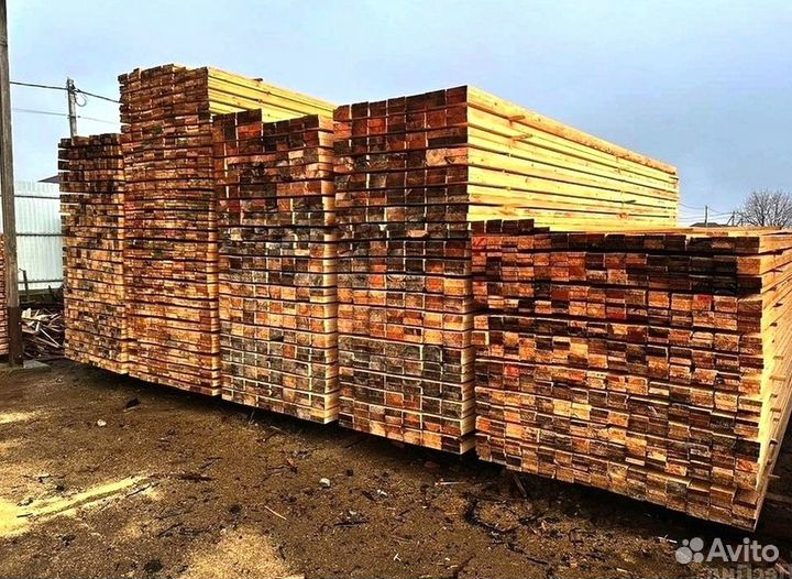 Доска обрезная 50 x150 ту