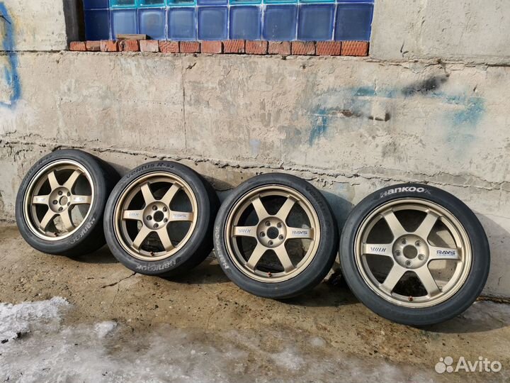 Диски Rays TE37 R17 5Х100 Subaru Impreza WRX STI