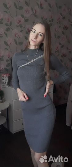 Теплое платье