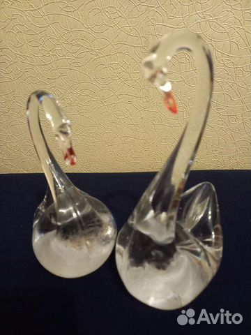 Лебеди хрустальные СССР