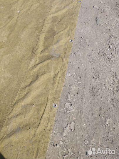 Полог тент для авто, штора брезентовая