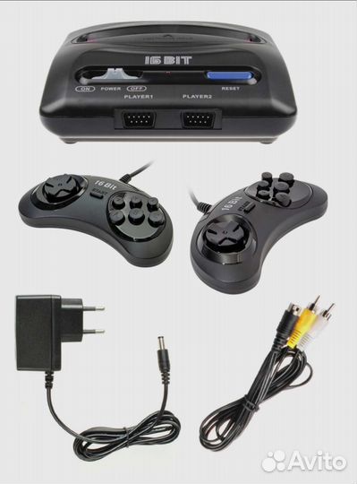 Sega mega drive 2 с играми