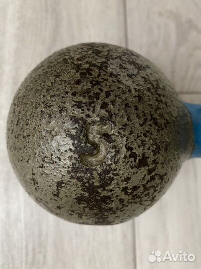 Гантель 5кг 1 шт