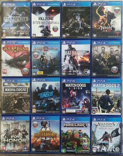 Sony PS4 игры смотрите описание