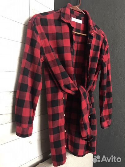 Рубашка в клетку zara