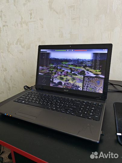 Игровой ноутбук Acer i3 Танки GTA V Видеообзор