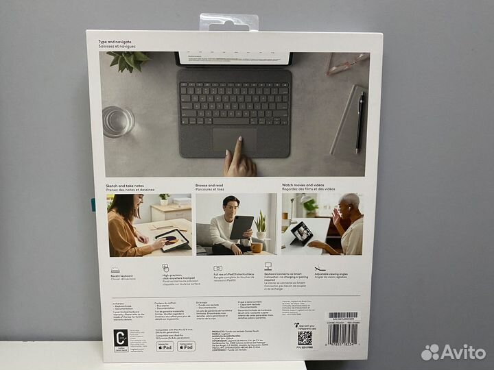 Новая Logitech Combo Touch KeyBoard iPad Pro 12.9