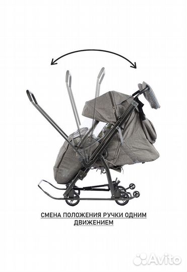 Коляска санки