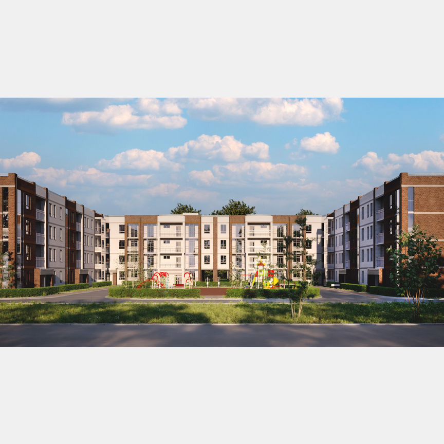 1-к. квартира, 40,9 м², 2/4 эт.