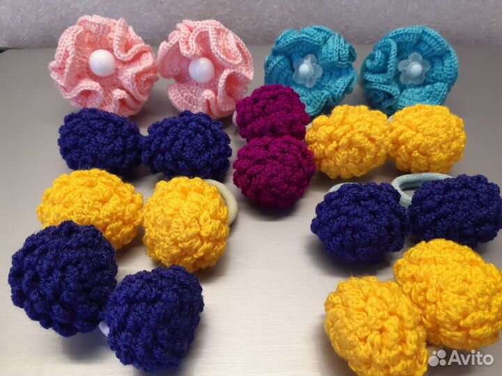 Бантики для волос. Ручная работа