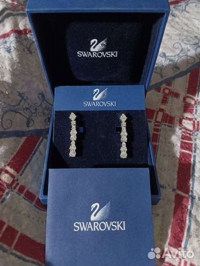 Колье и серьги swarovski