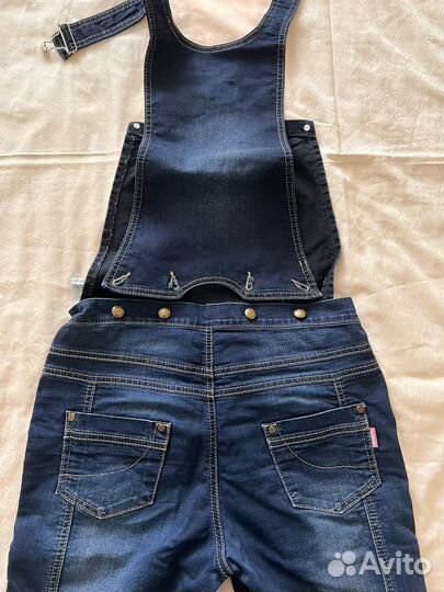 Джинсовый комбинезон для беременных