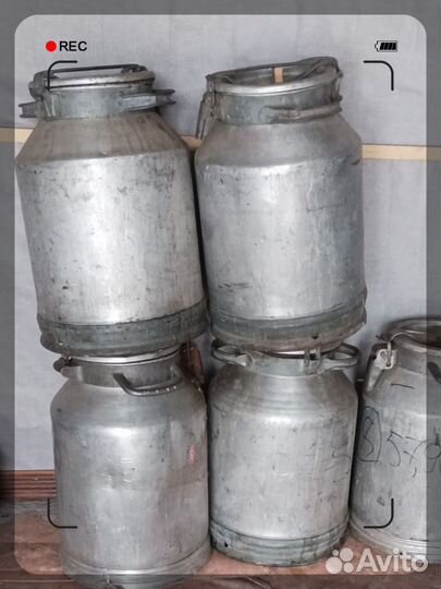 Фляга алюминиевая бу 40л