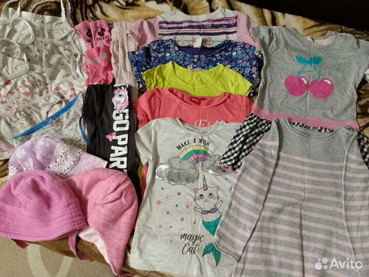 Детские вещи пакетом для девочек 98 104