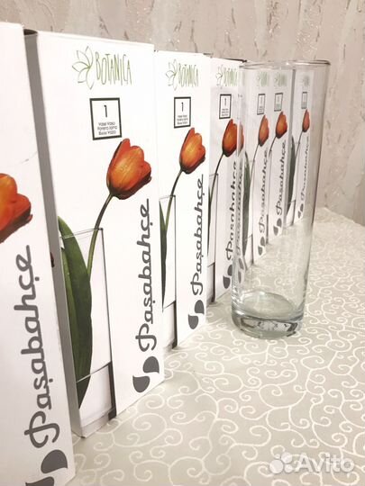 Ваза стеклянная