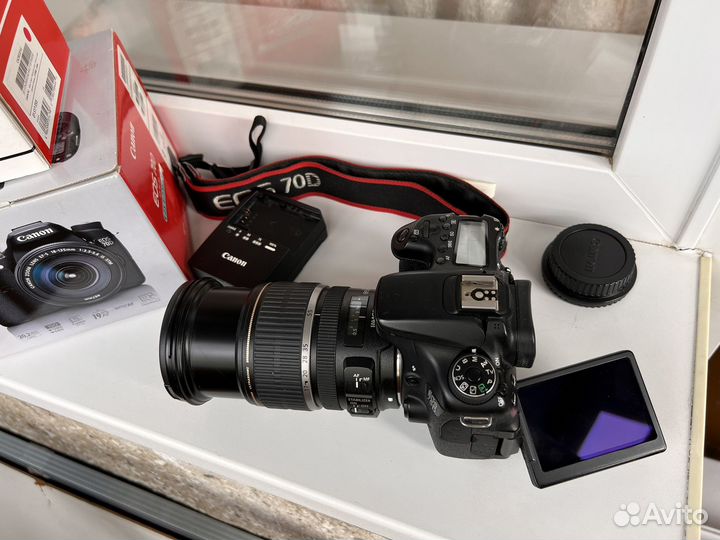 Продам фотоаппарат Canon 70d+EFs 17-55 f2.8