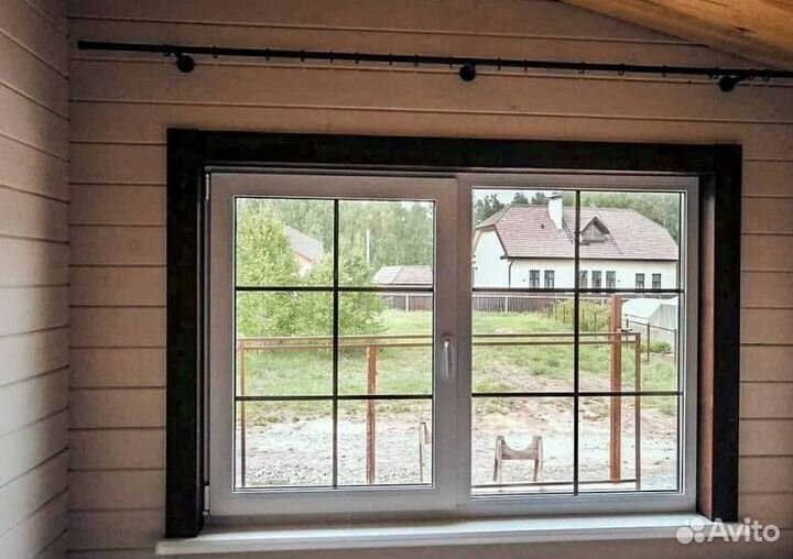 Пластиковый балкон с установкой