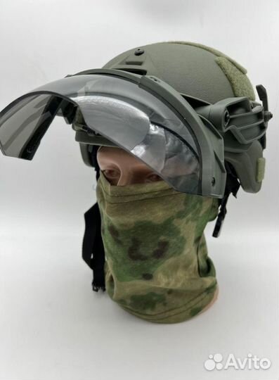 Откидные тактические нашлемные очки