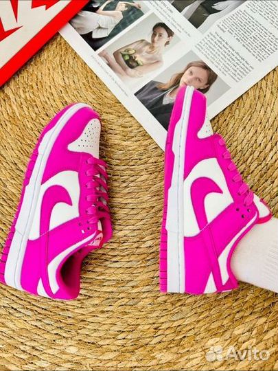 Nike Dunk Low Active Fuchsia Оригинал