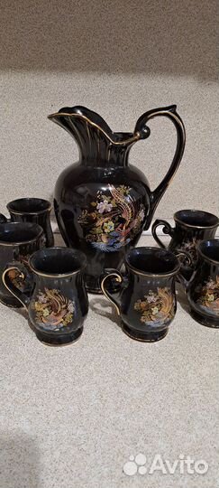 Набор кувшин с кружками СССР