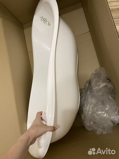 Ванночка с термометром для купания новая в коробке