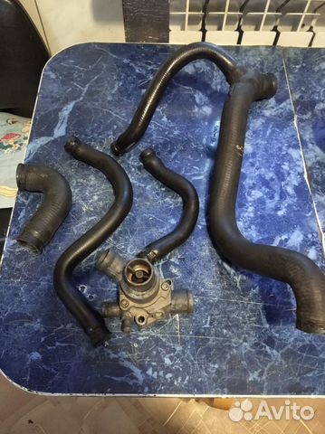 Термостат шланги для калины 1 в сборе