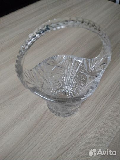 Конфетница хрусталь