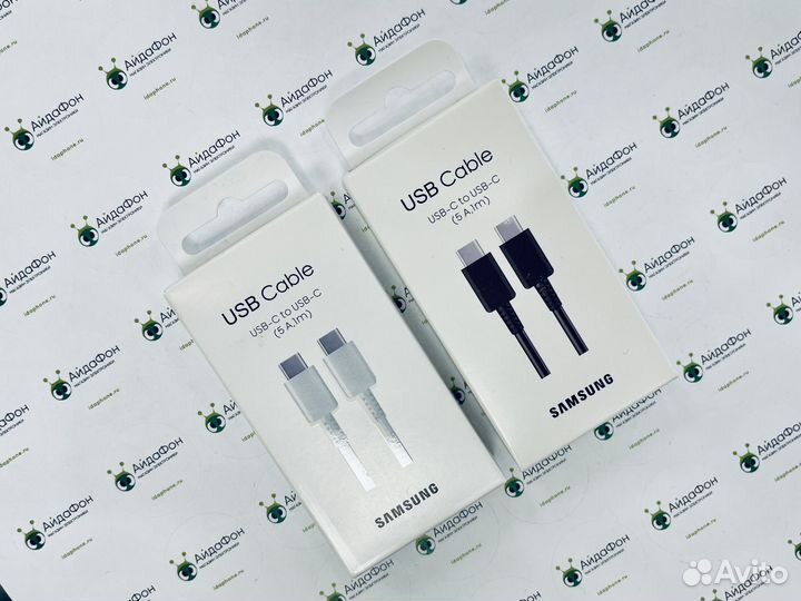 Кабель Samsung Type-C на Type-C 5A 1.8 мет. оригин