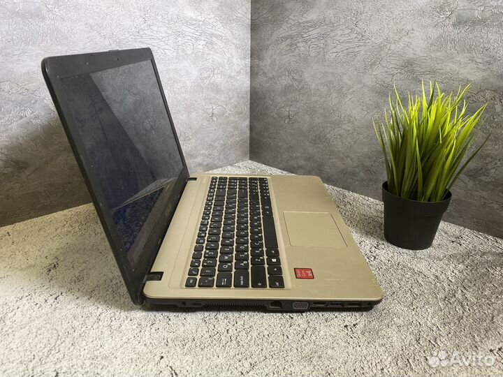 Шустрый ноутбук asus на 4 ядра