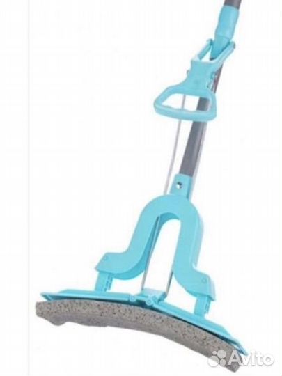 Швабра с бесконт. отжимом, телескопическая ручка