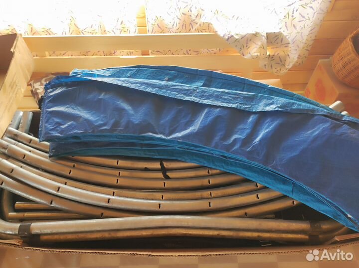 Батут с сеткой