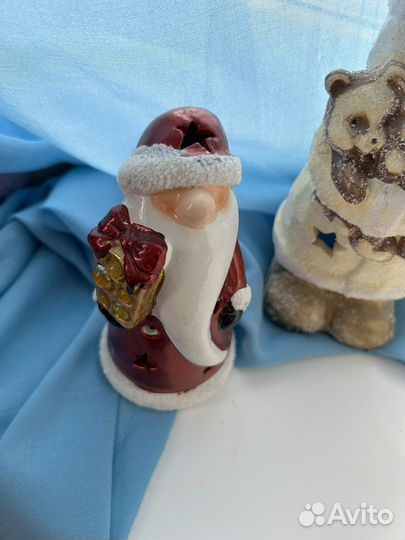 Статуэтки декор светильник новогодний Новый год