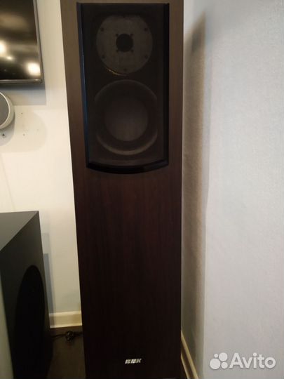 Колонки ввк напольные,центральная и сабвуфер