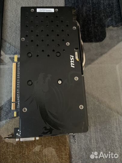 Видеокарта MSI radeon R9 380 на 4gb