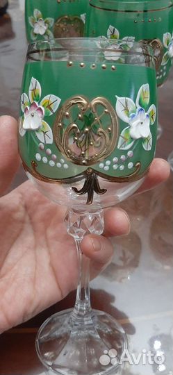 Фужеры богемия