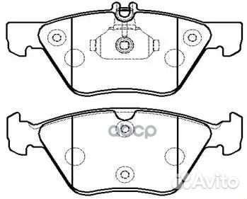 Колодки торм. HP9560 HSB