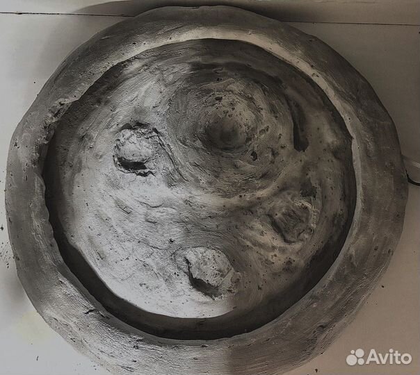 Луна на стену или полку / Барельеф / Светильник