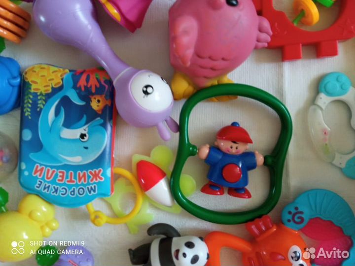Погремушки - игрушки пакетом