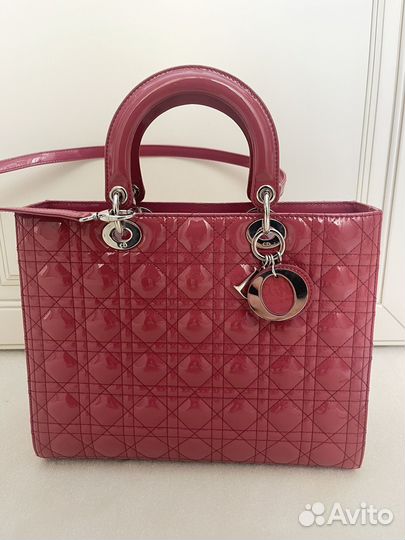 Сумка lady dior большая оригинал