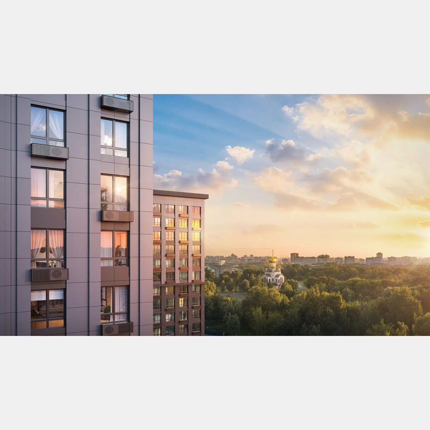 1-к. квартира, 36,1 м², 15/25 эт.