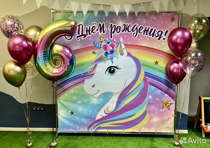 Банер на день рождения фотозона