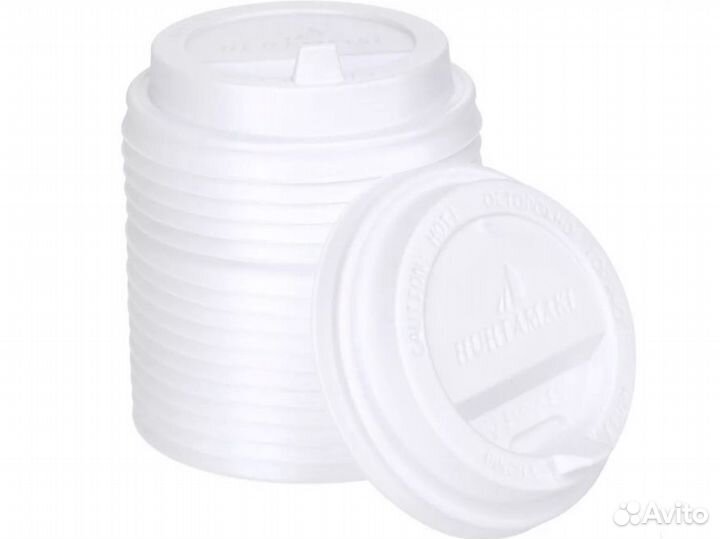 Одноразовая пластиковая крышка для кофе D80