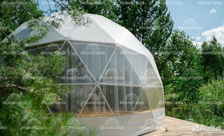 Геокупол утепленный. Шатер. Глэмпинг. Юрта
