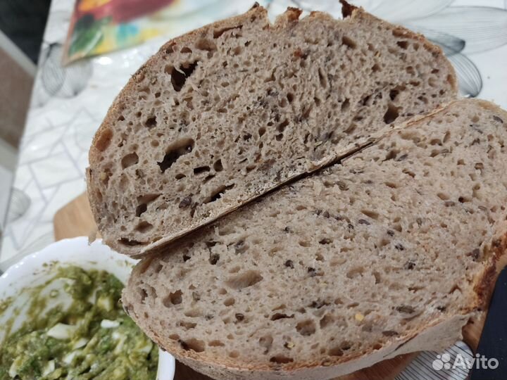 Цельнозерновой хлеб на закваске