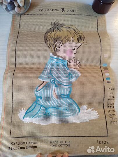 Канва с нанесенным рисунком