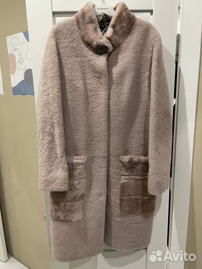 Шуба пальто из овчины