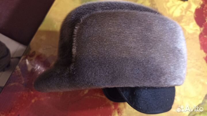 Мужская зимняя шапка из нерпы