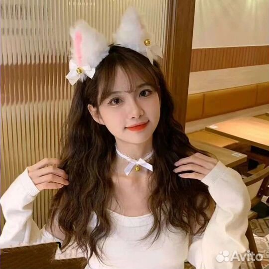 Ободок ушки кошки