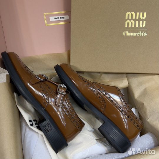 Лоферы Miu Miu